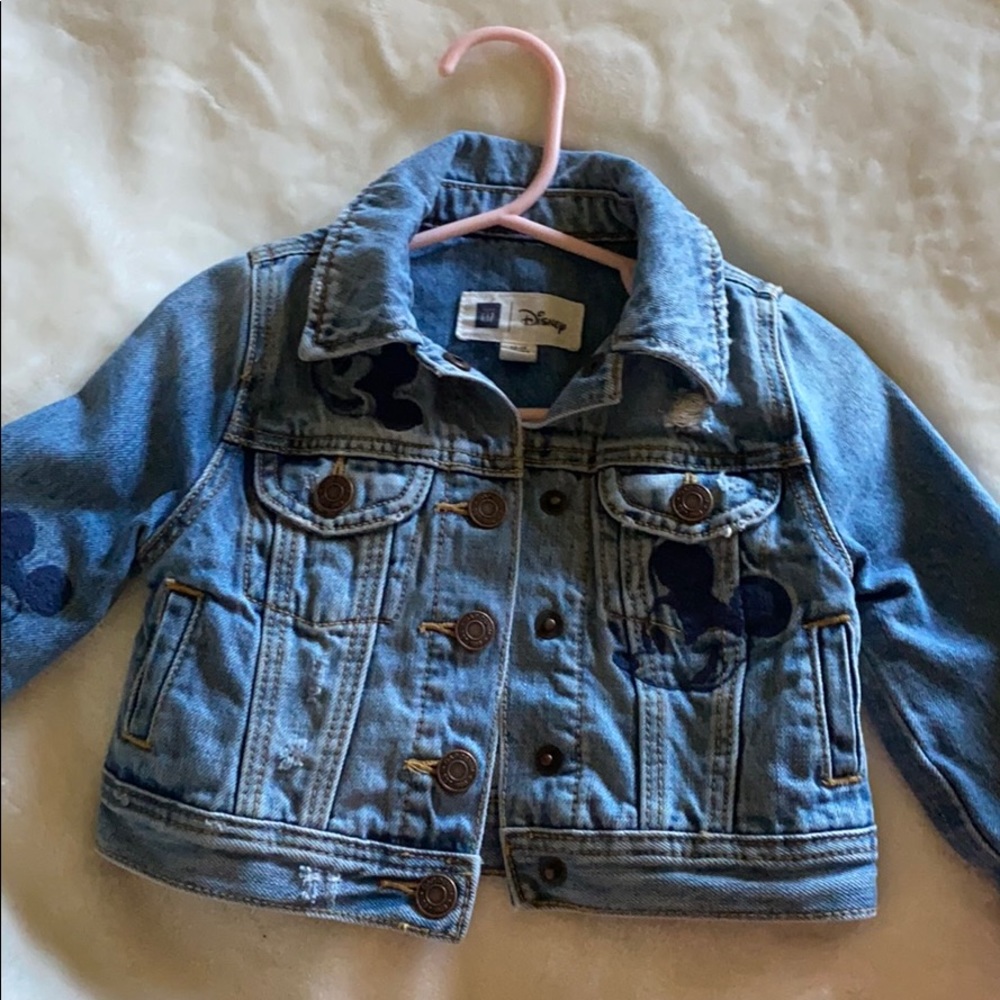 Gap Mickey Mouse Jean jacket